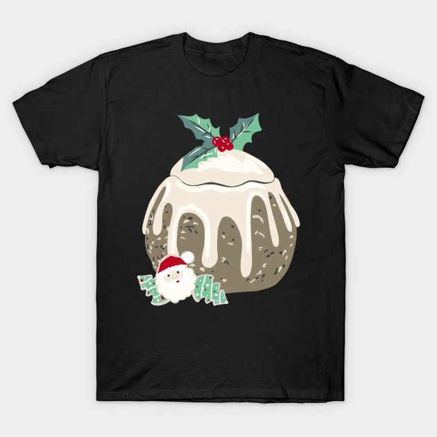 Vintage Christmas Pudding Cookie Jar T-Shirt by NattyDesigns